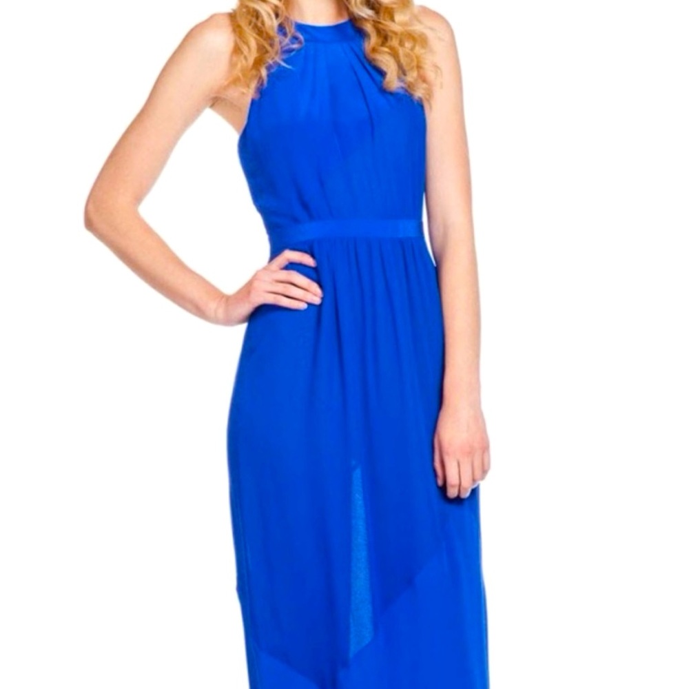 Shoshanna Combo Darren Dress in Blue